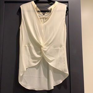 Zara top with chain neck line